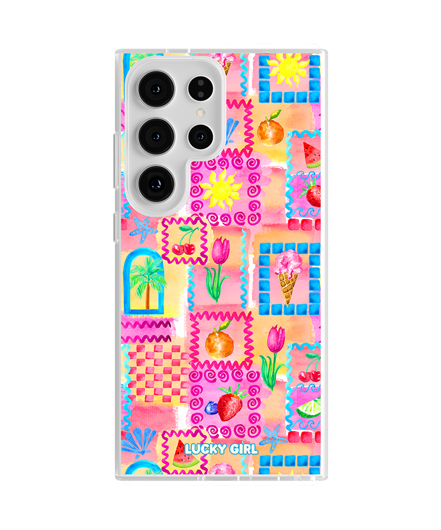 Summer Scrapbook Clear Case Insert