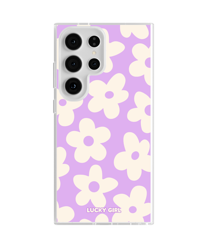 Lilac Big Blooms Clear Case Insert