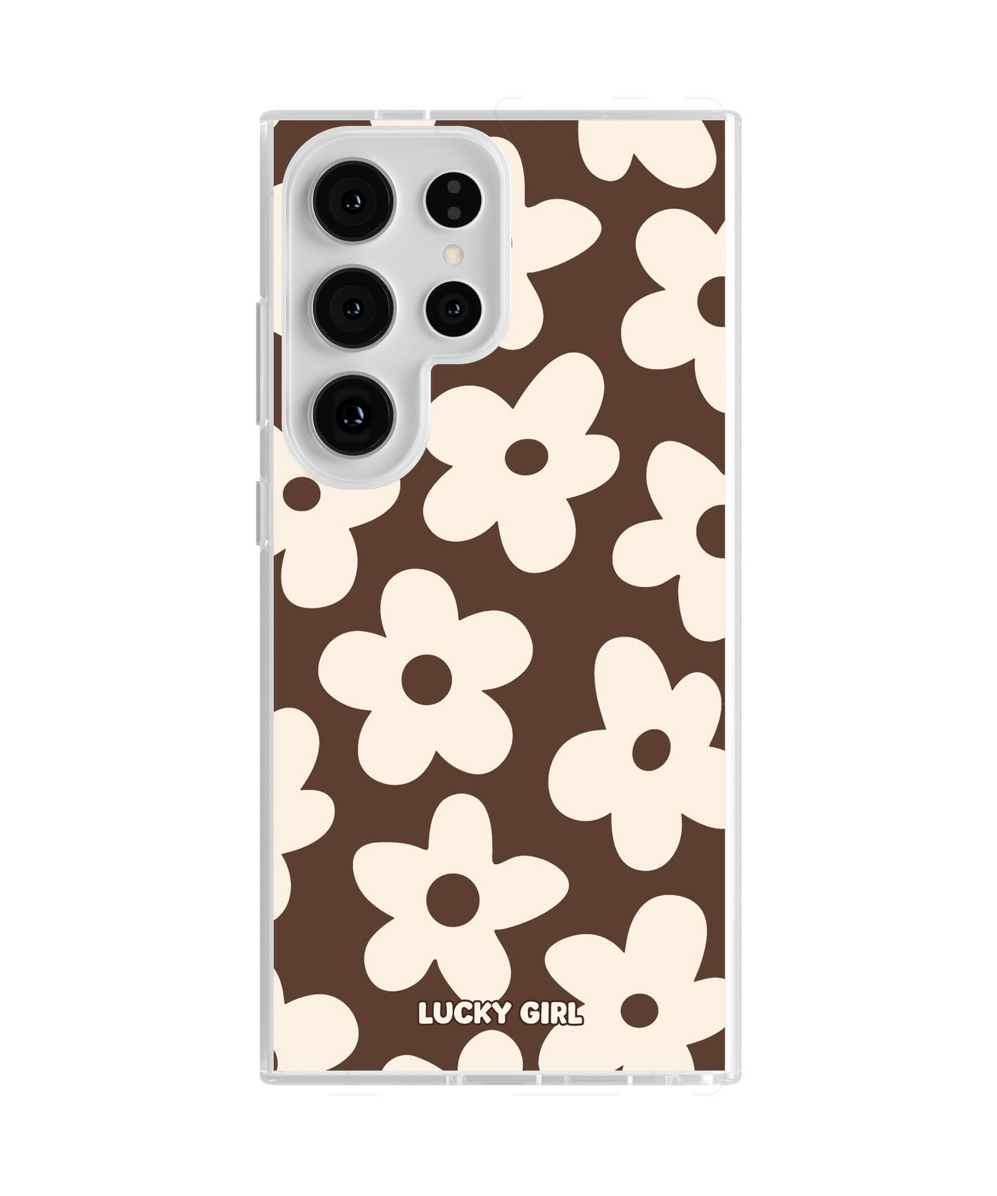 Espresso Big Blooms Clear Case Insert