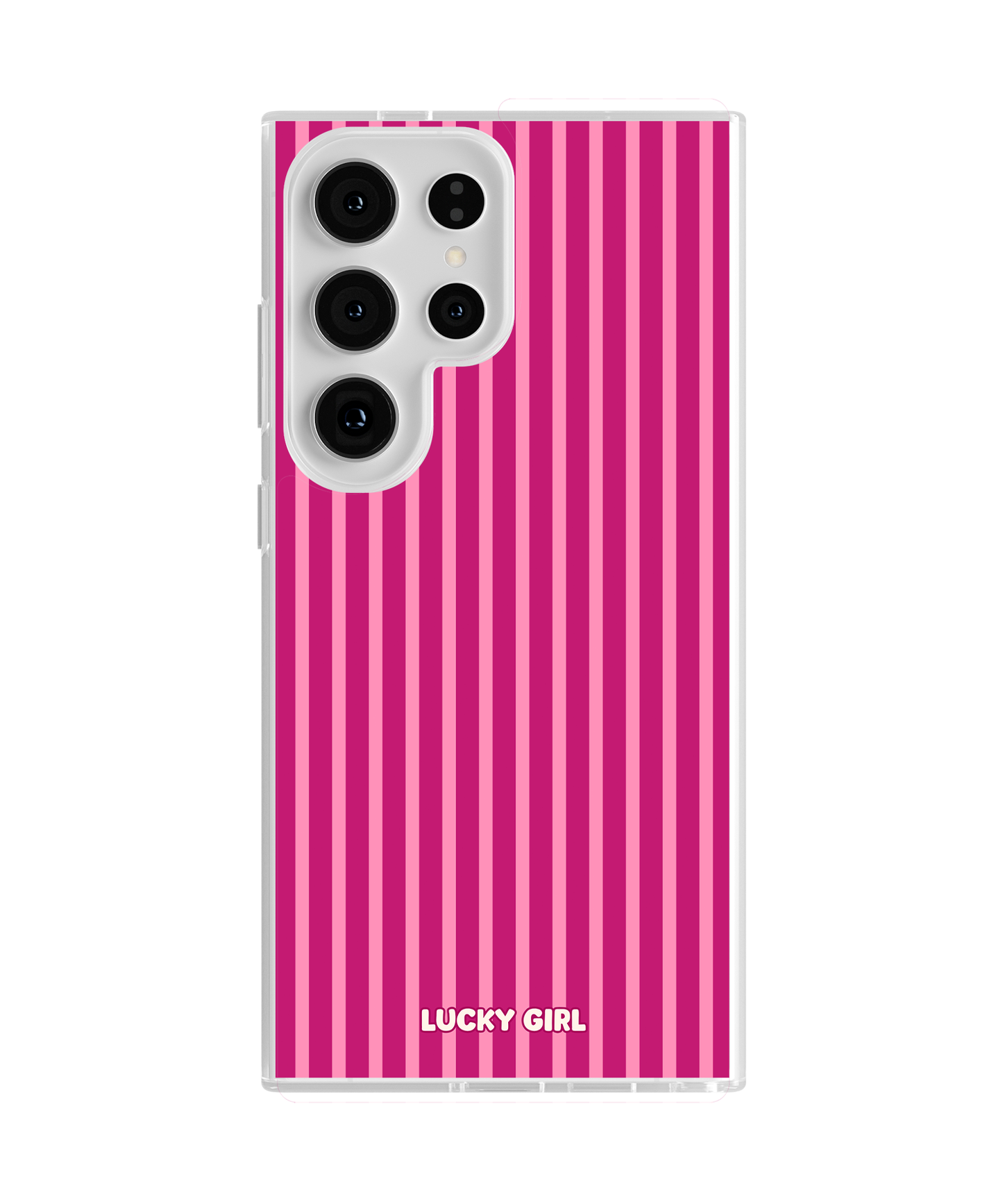 Berry Stripes Clear Case Insert