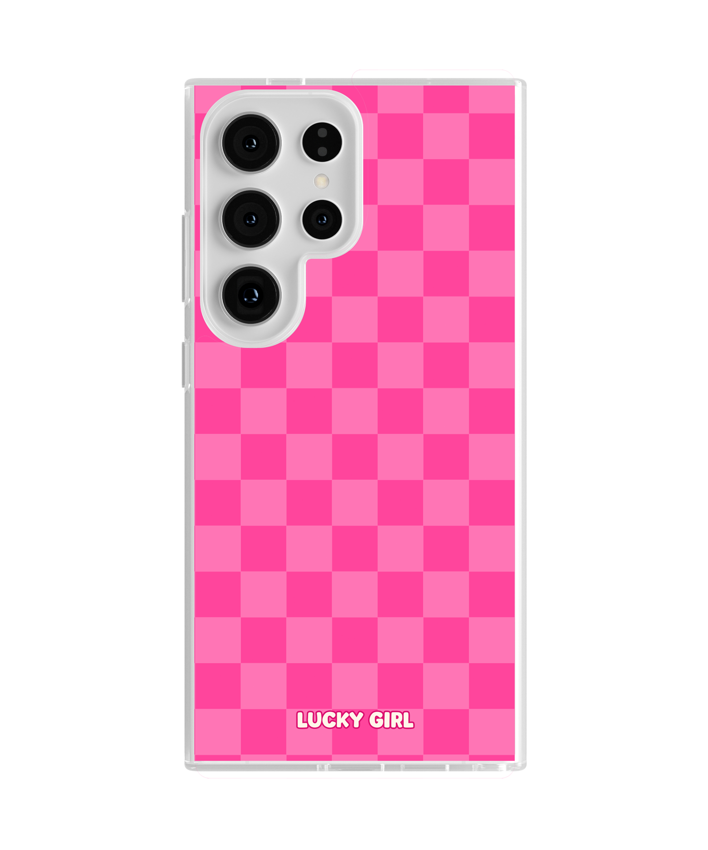 It Girl Checkers Clear Case Insert
