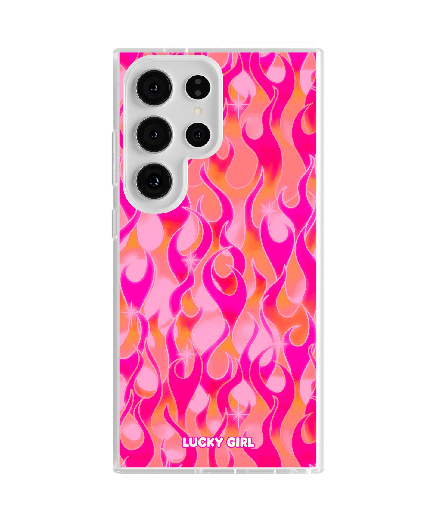 Fever Flames Clear Case Insert