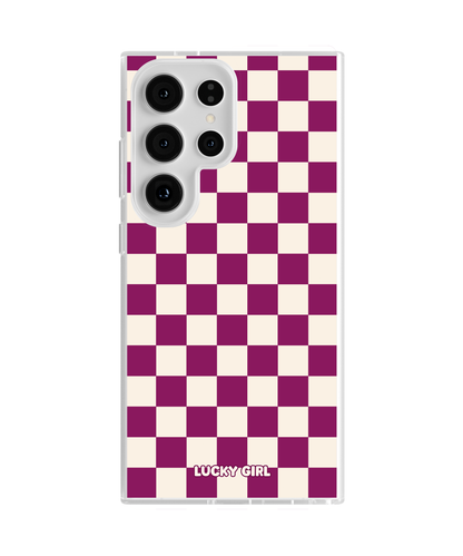 Velvet Checkers II Clear Case Insert