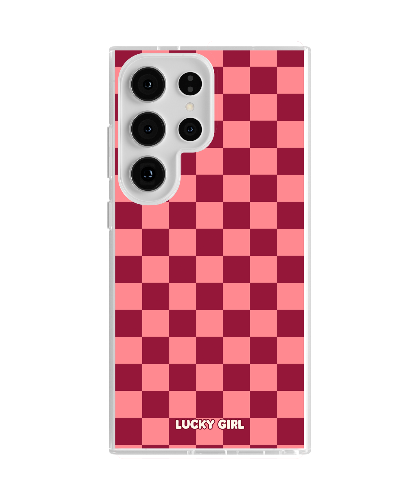 Love Checkers Clear Case Insert