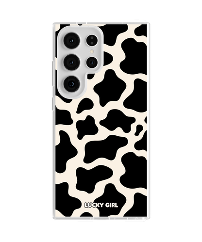 Onyx Cow Print Clear Case Insert