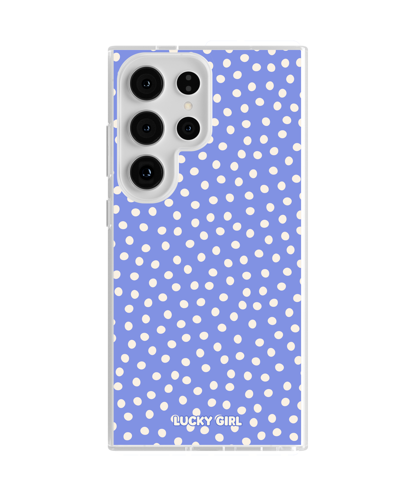 Bluebell Dots Clear Case Insert