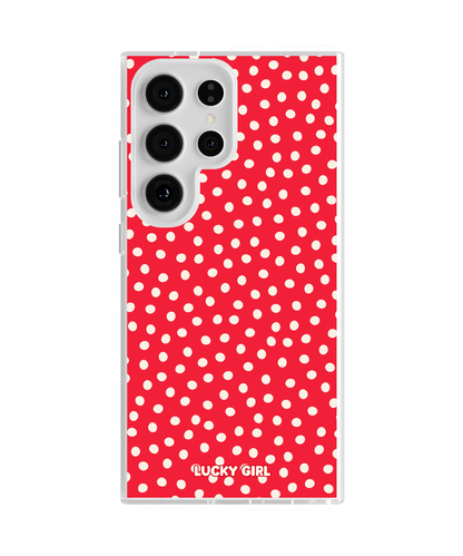Vermillion Dots Clear Case Insert