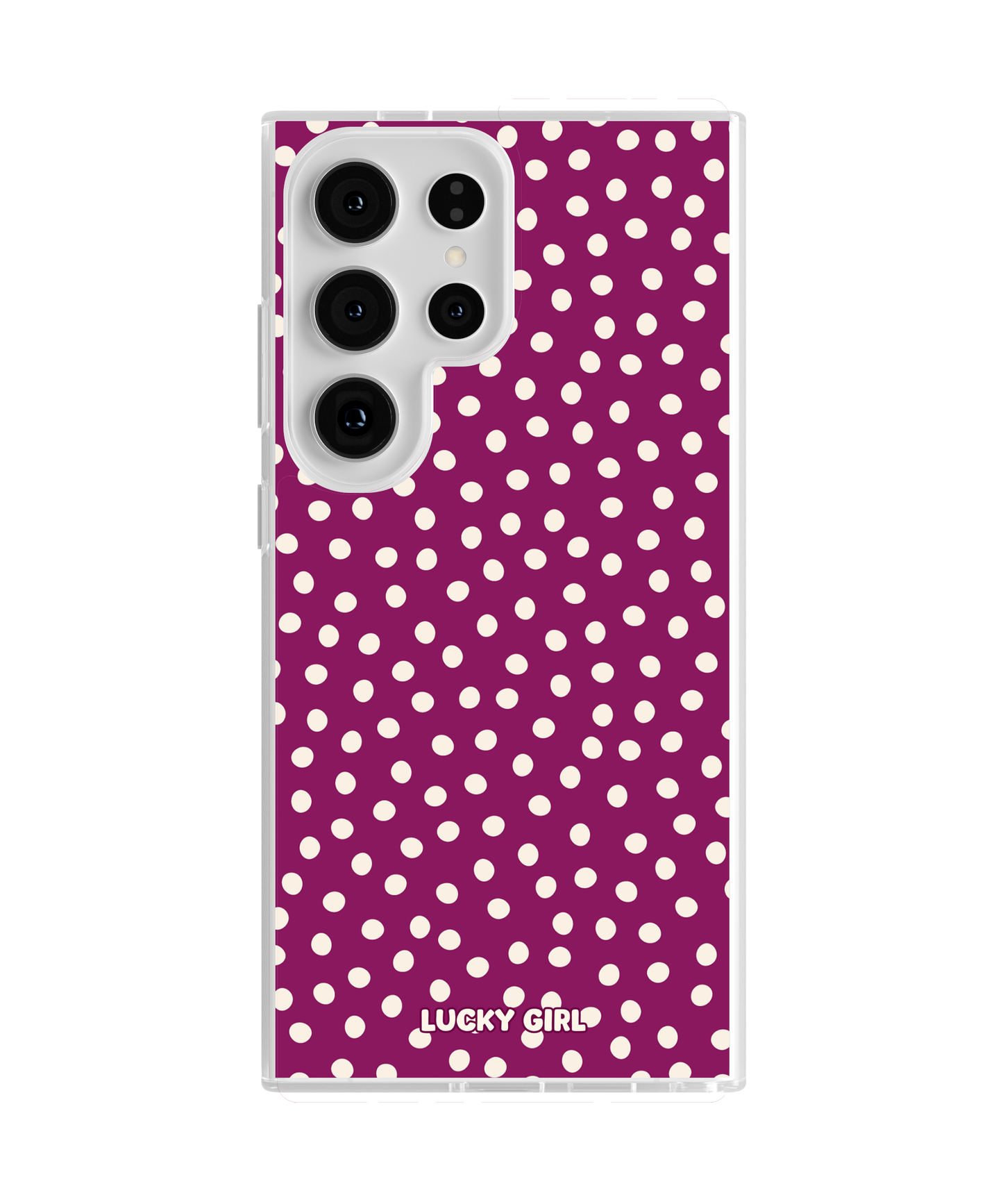 Velvet Dots Clear Case Insert