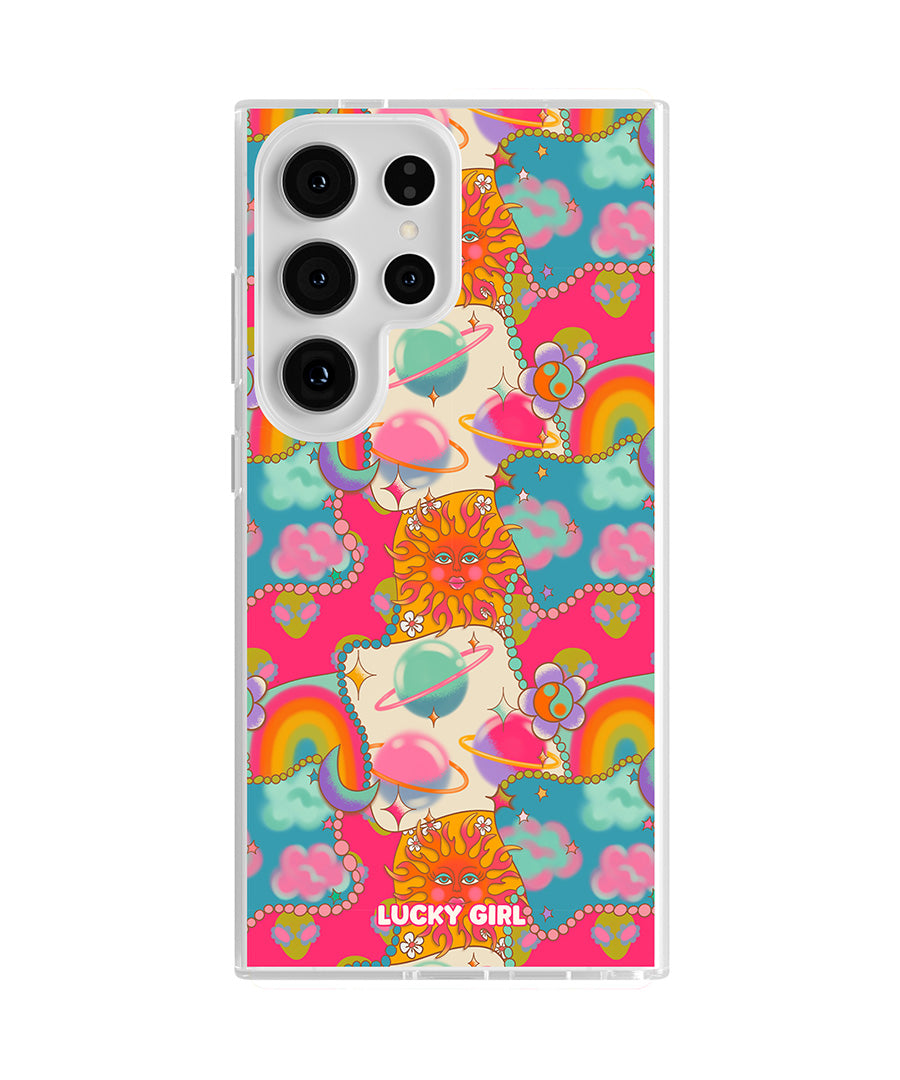 Neon Cosmos Clear Case Insert