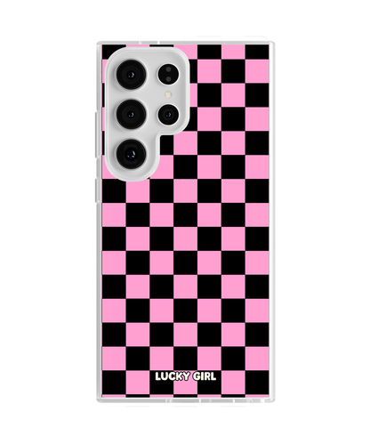 Bubblegum Checkers Clear Case Insert