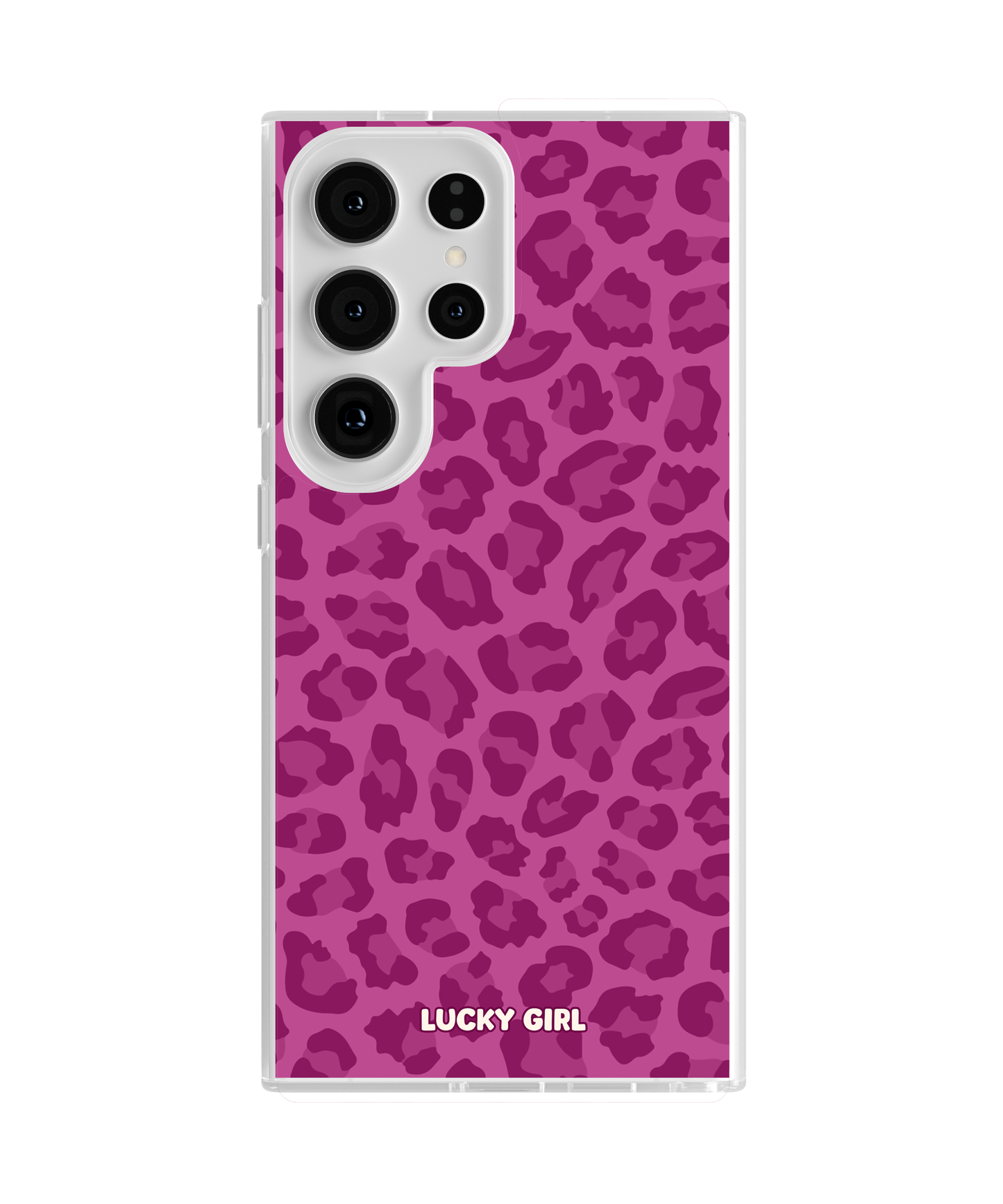 Velvet Leopard Clear Case Insert