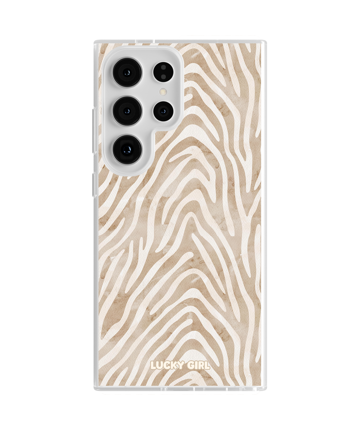Sandstone Zebra Clear Case Insert