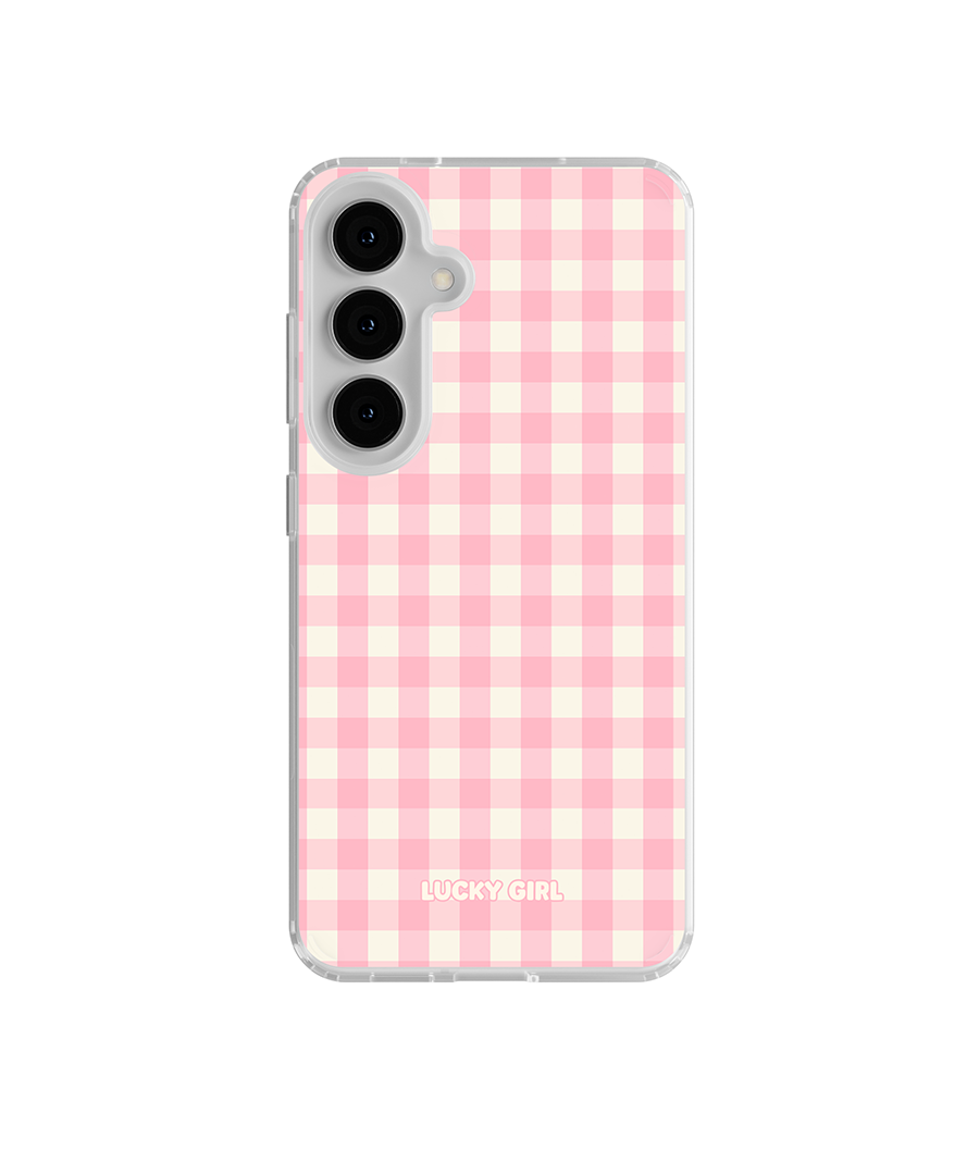 Cupcake Gingham Clear Case Insert