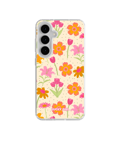 Polka Petals Clear Case Insert