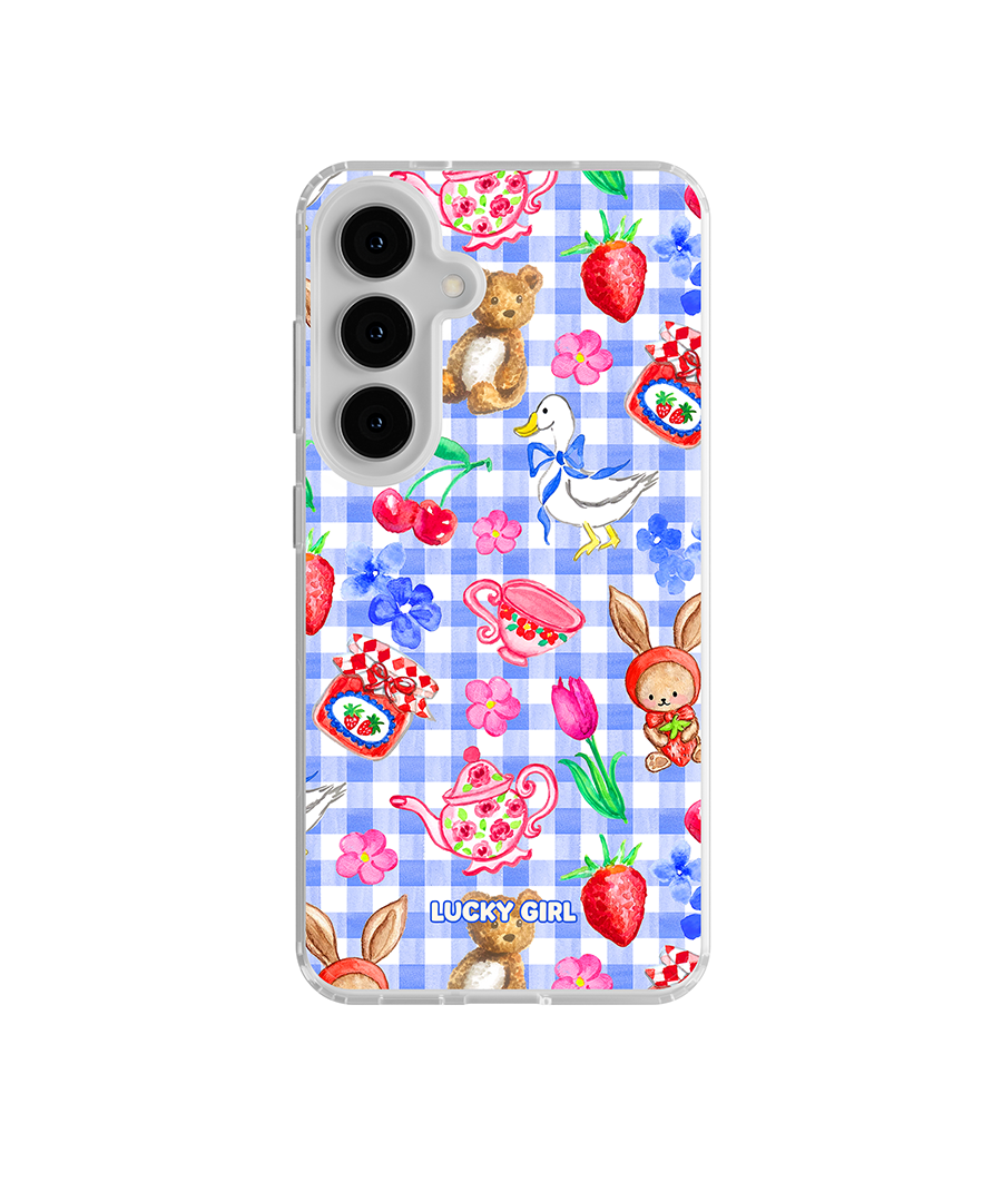 Gingham Goose Clear Case Insert