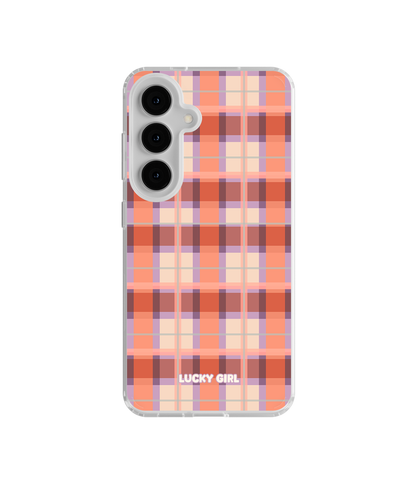 Jelly Bean Plaid Clear Case Insert