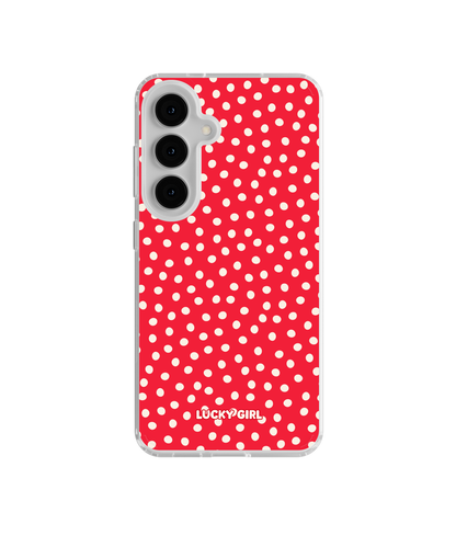 Vermillion Dots Clear Case Insert