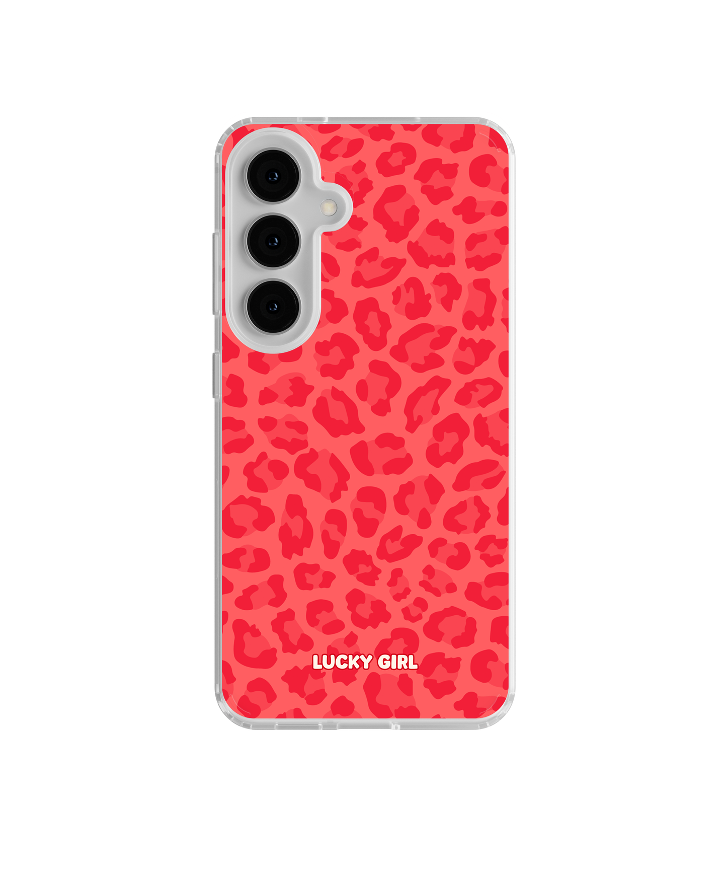 Vermillion Leopard Clear Case Insert