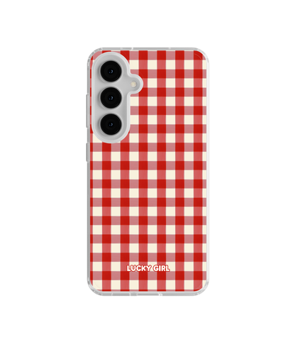 Apple Gingham Clear Case Insert