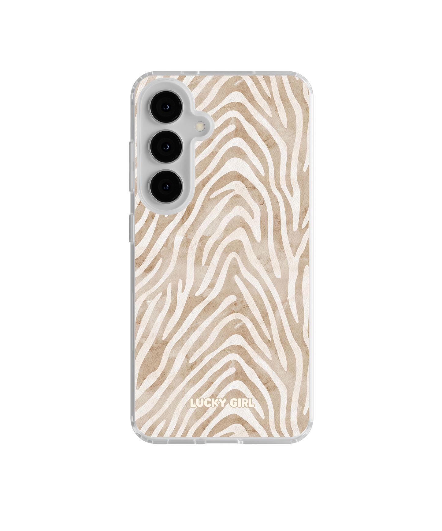 Sandstone Zebra Clear Case Insert