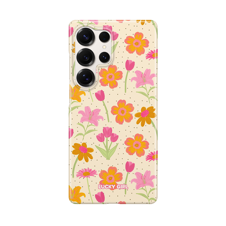 Polka Petals Phone Case