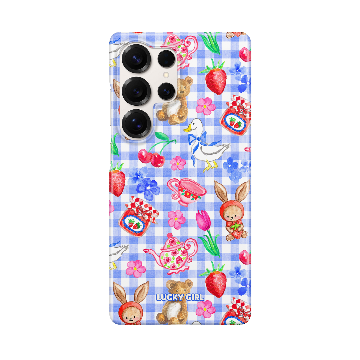 Gingham Goose Phone Case