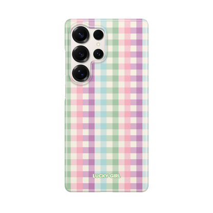 Pastel Gingham Phone Case