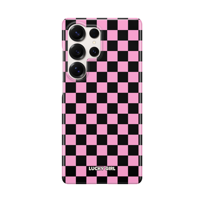 Bubblegum Checkers Phone Case