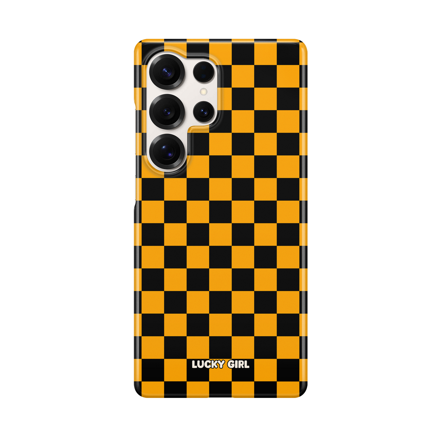 Creamsicle Checkers Phone Case