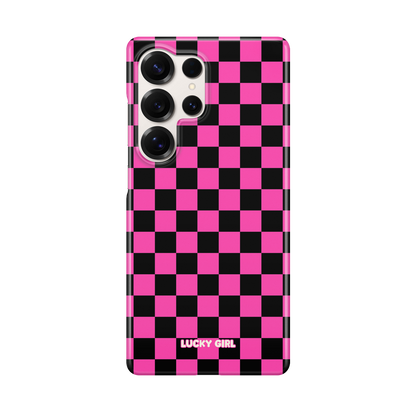 Raspberry Checkers Phone Case