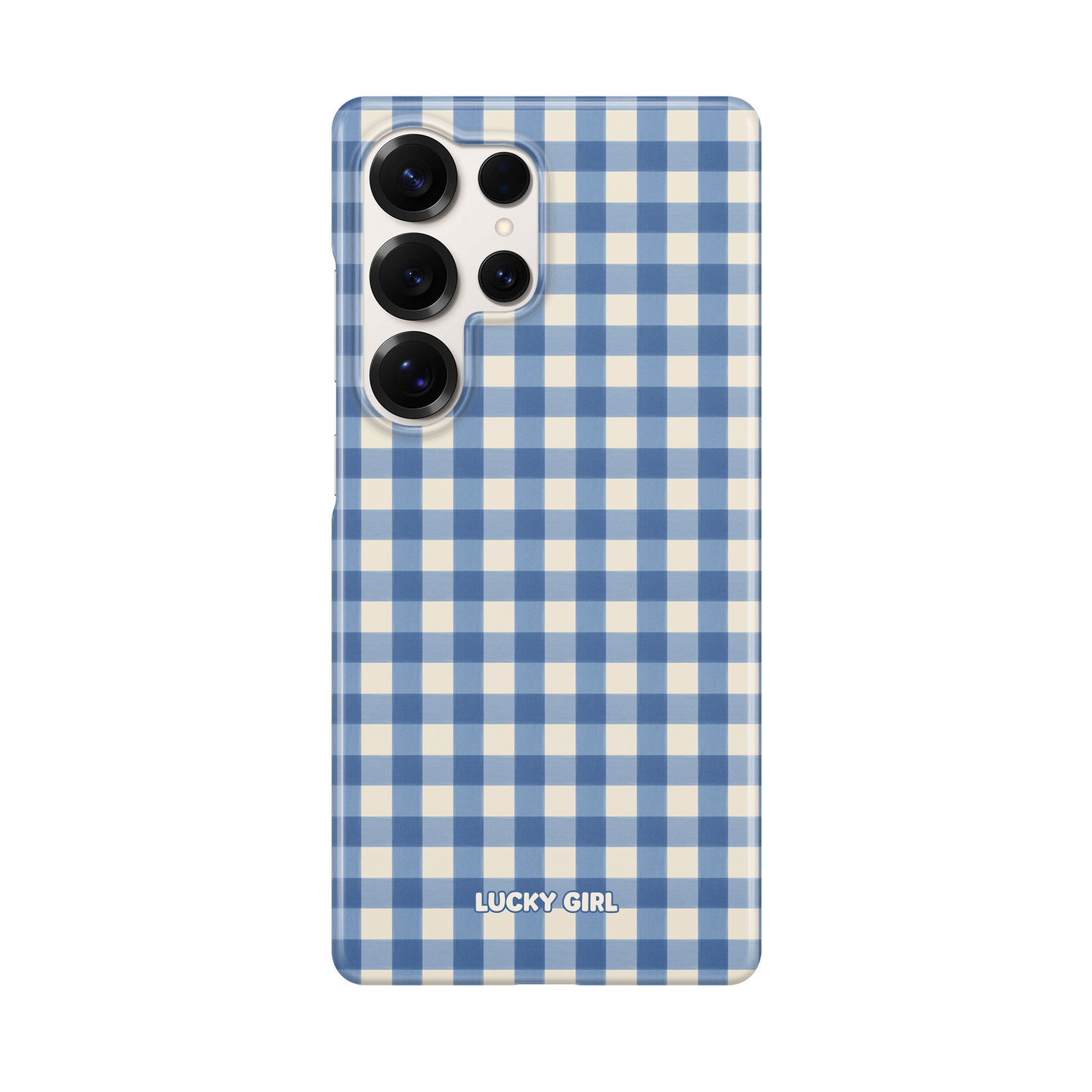 Blueberry Gingham Phone Case