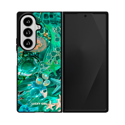 Aquamarine Phone Case Galaxy Z Fold 8 Ultra / No