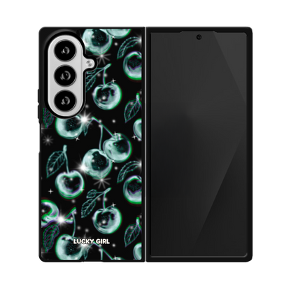 Chrome Cherries Phone Case Galaxy Z Fold 8 Ultra / No