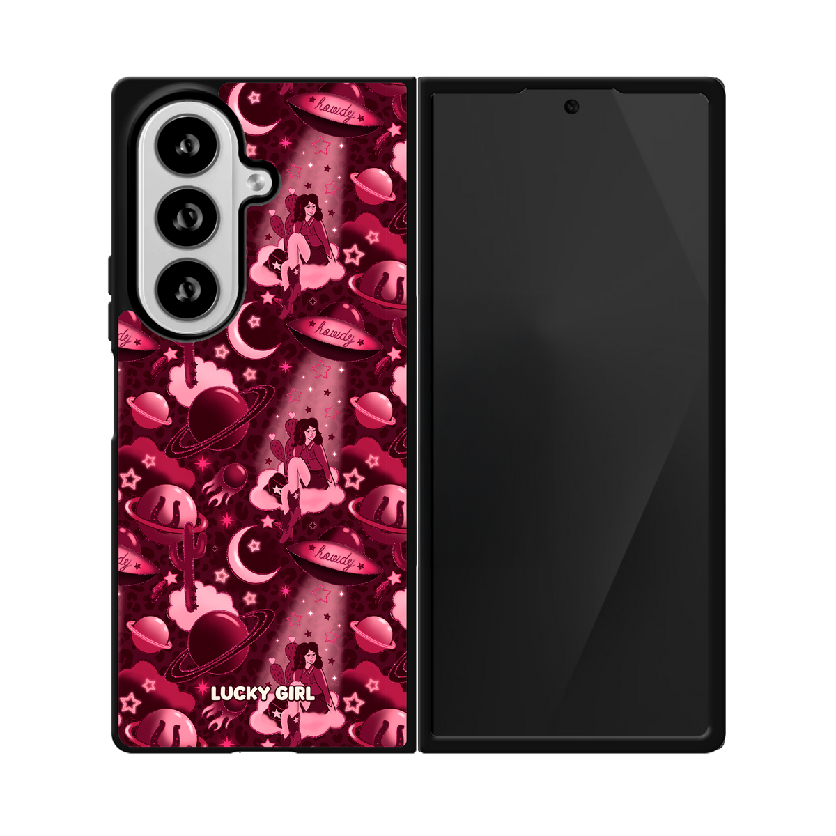 Cosmic Cowgirl Phone Case Galaxy Z Fold 8 Ultra / No