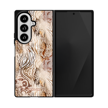 Cream Wild Thing Phone Case Galaxy Z Fold 8 Ultra / No