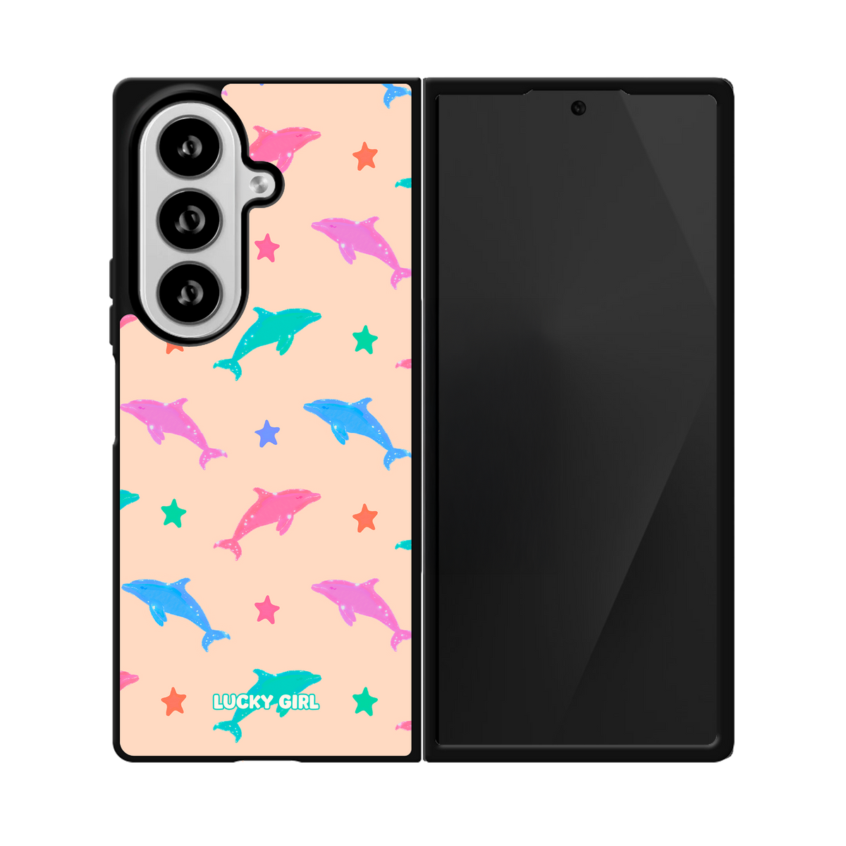 Dolphin Dive Phone Case Galaxy Z Fold 8 Ultra / No