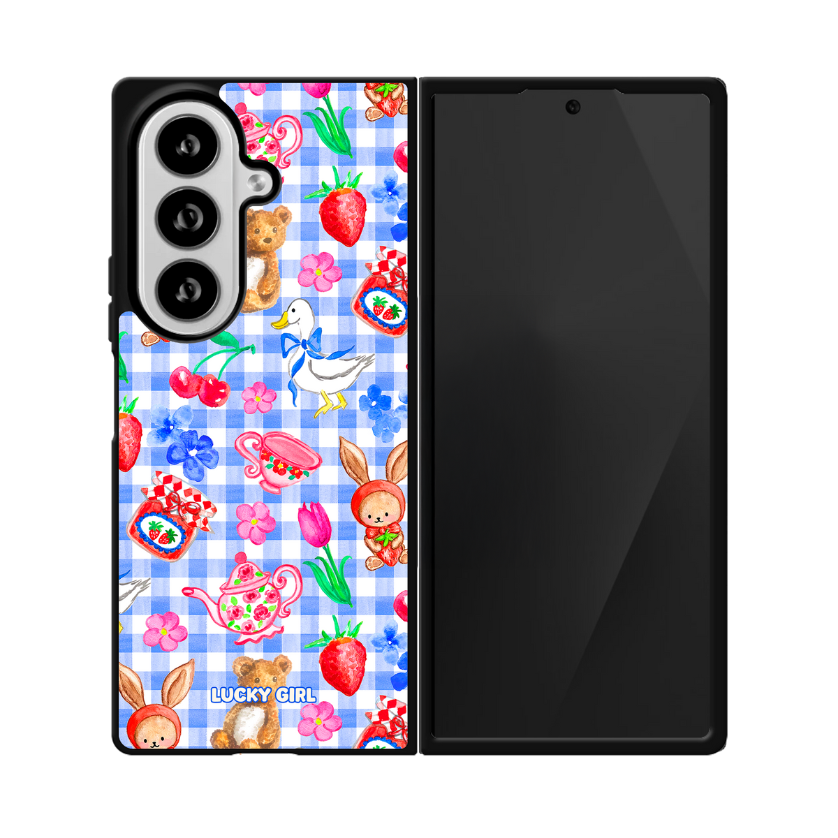 Gingham Goose Phone Case Galaxy Z Fold 8 Ultra / No