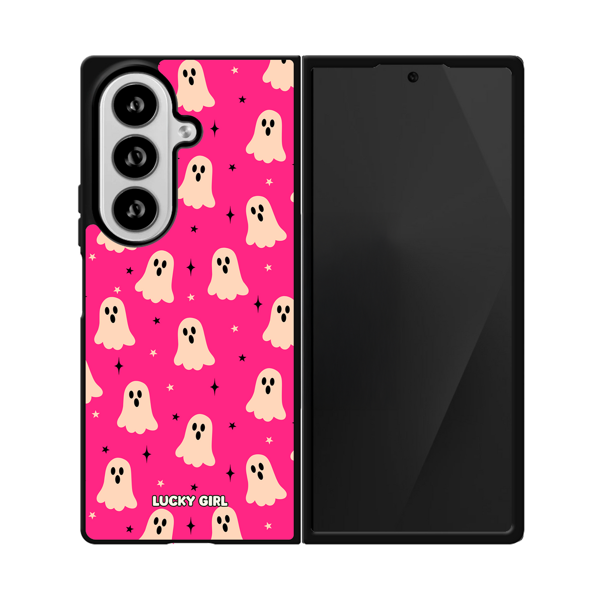 Hot Pink Haunt Phone Case Galaxy Z Fold 8 Ultra / No