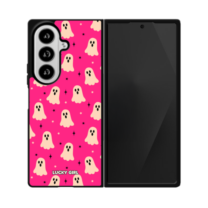 Hot Pink Haunt Phone Case Galaxy Z Fold 8 Ultra / No