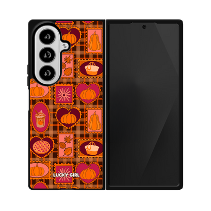 Pumpkin Postage Phone Case Galaxy Z Fold 8 Ultra / No