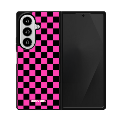 Raspberry Checkers Phone Case Galaxy Z Fold 8 Ultra / No