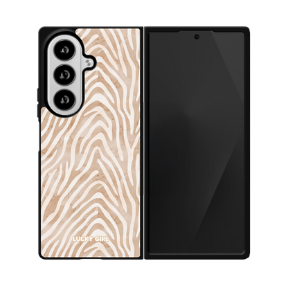Sandstone Zebra Phone Case Galaxy Z Fold 8 Ultra / No