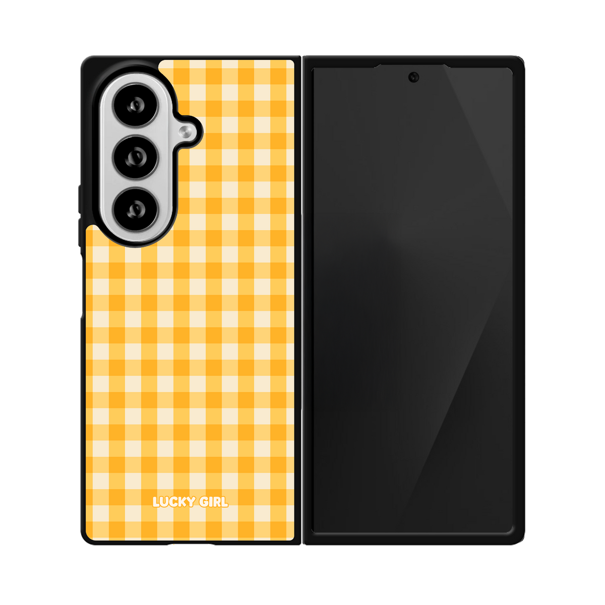 Sunshine Gingham Phone Case Galaxy Z Fold 8 Ultra / No
