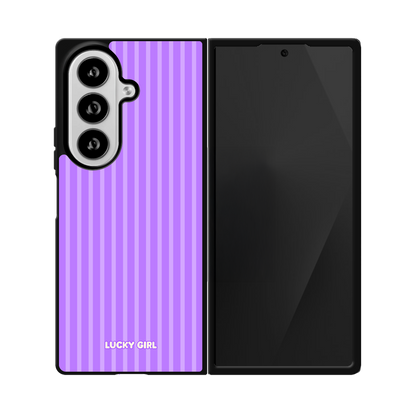 Ube Stripes Phone Case Galaxy Z Fold 8 Ultra / No