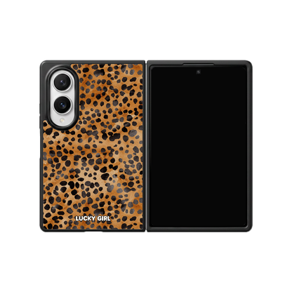 Amber Cheetah Phone Case Galaxy Z Fold 8 / No