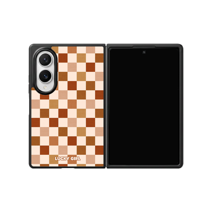 Autumn Check Phone Case Galaxy Z Fold 8 / No