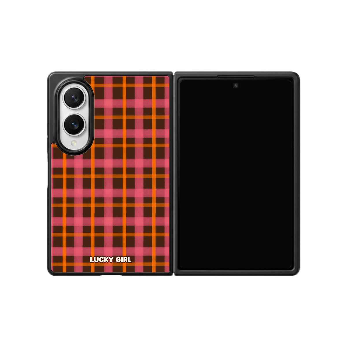 Autumn Glow Plaid Phone Case Galaxy Z Fold 8 / No