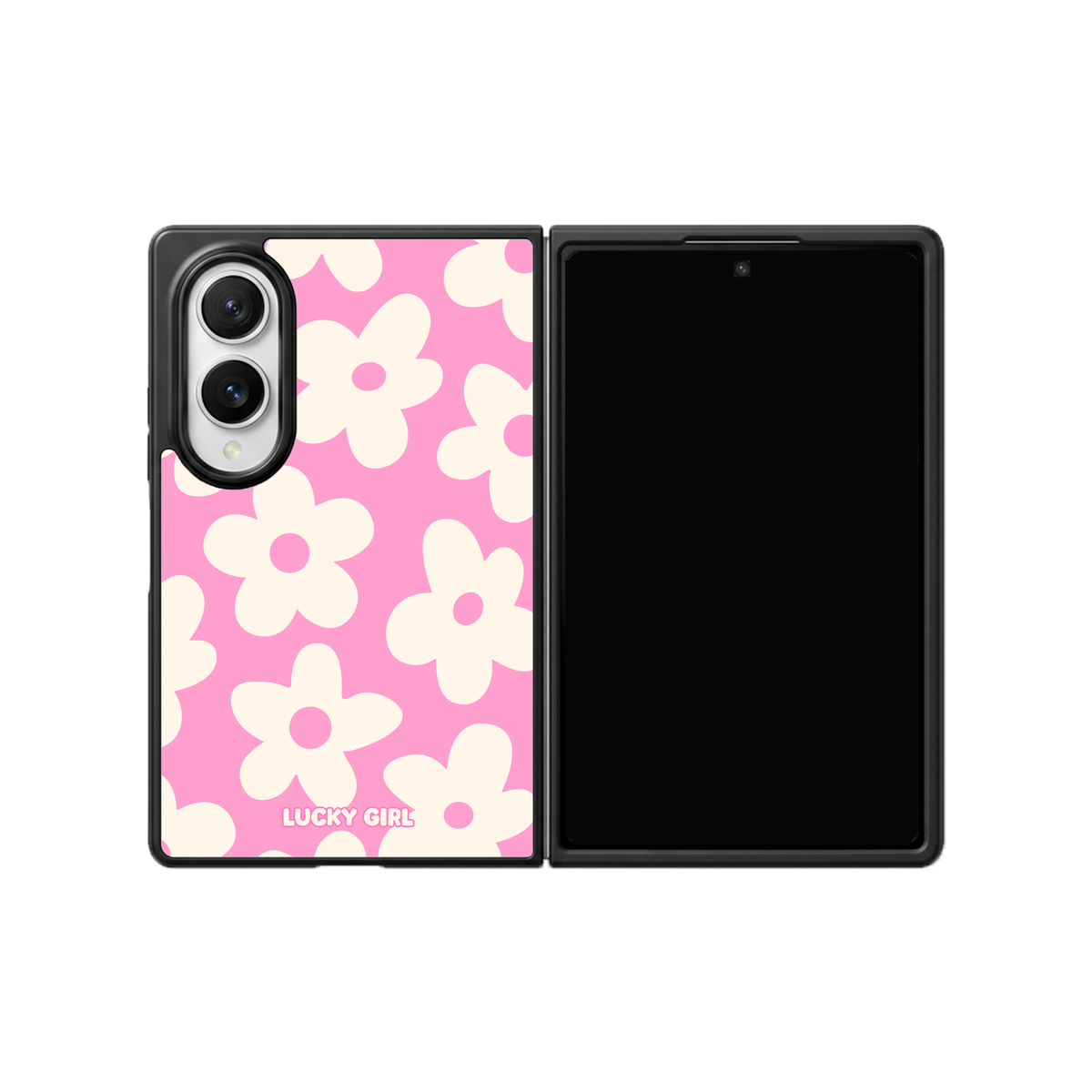 Bubblegum Big Blooms Phone Case Galaxy Z Fold 8 / No