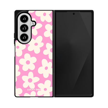 Bubblegum Big Blooms Phone Case Galaxy Z Fold 8 Ultra / No