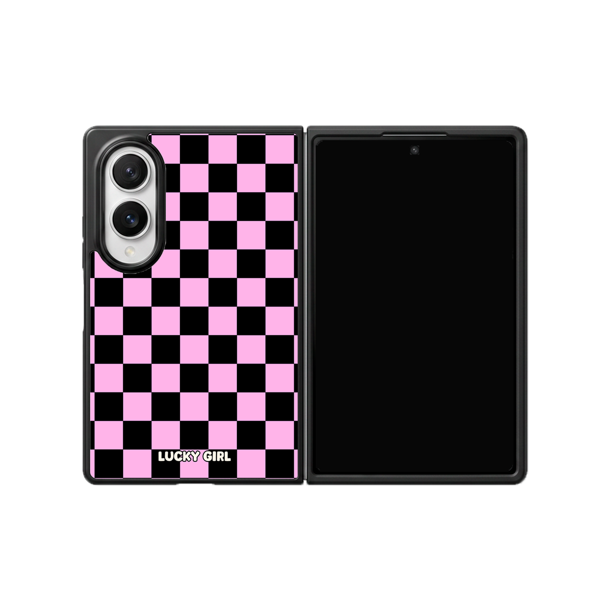Bubblegum Checkers Phone Case Galaxy Z Fold 8 / No